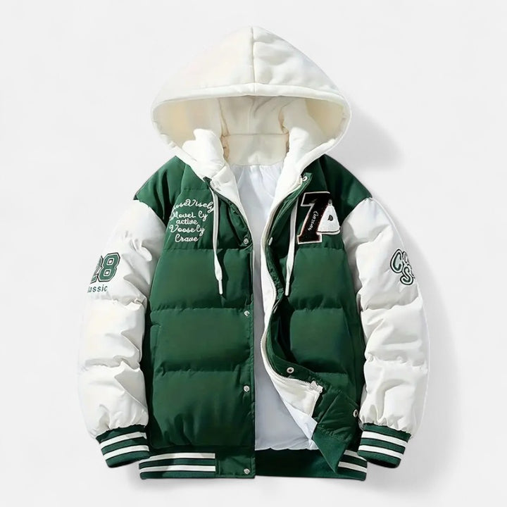 Ariste | Veste “Varsity Puffer” color block pour homme