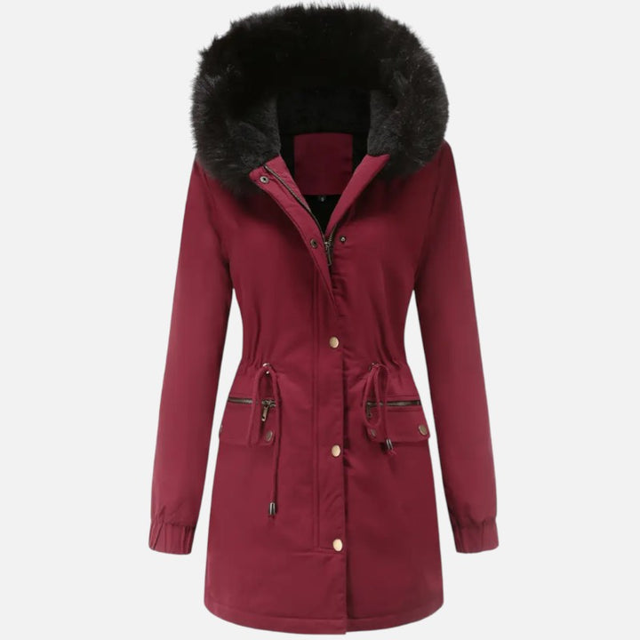 Ariste | Manteau parka pour femme doublé en polaire moelleuse
