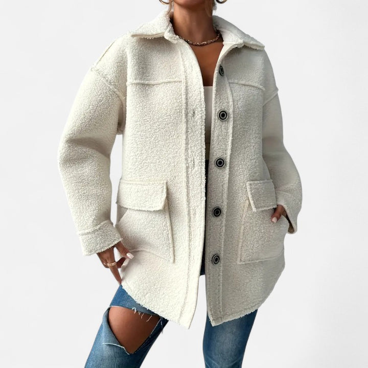 Ariste | Veste teddy décontractée pour femme