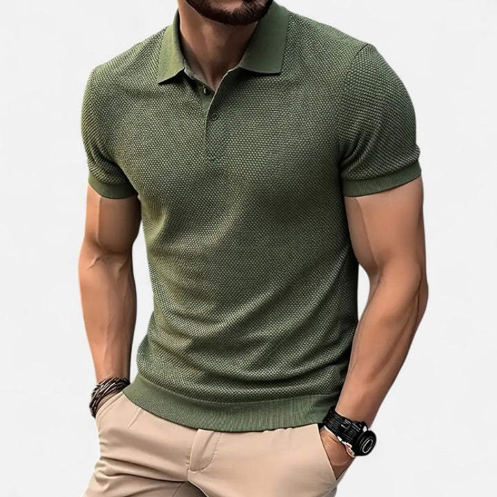 Ariste | Polo texturé respirant – Homme