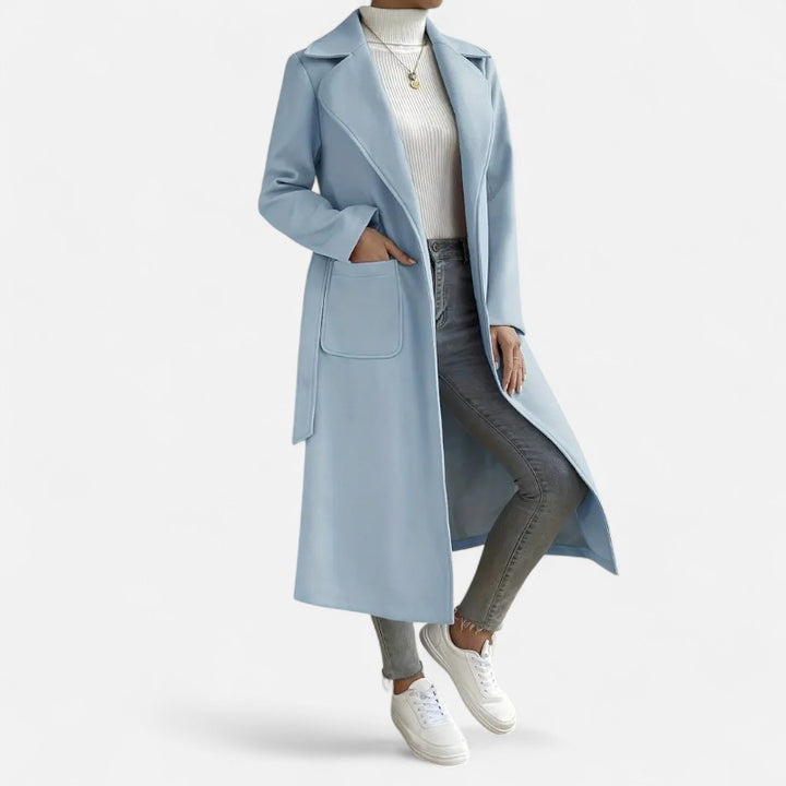Ariste | Trench-coat élégant à ceinture pour femme