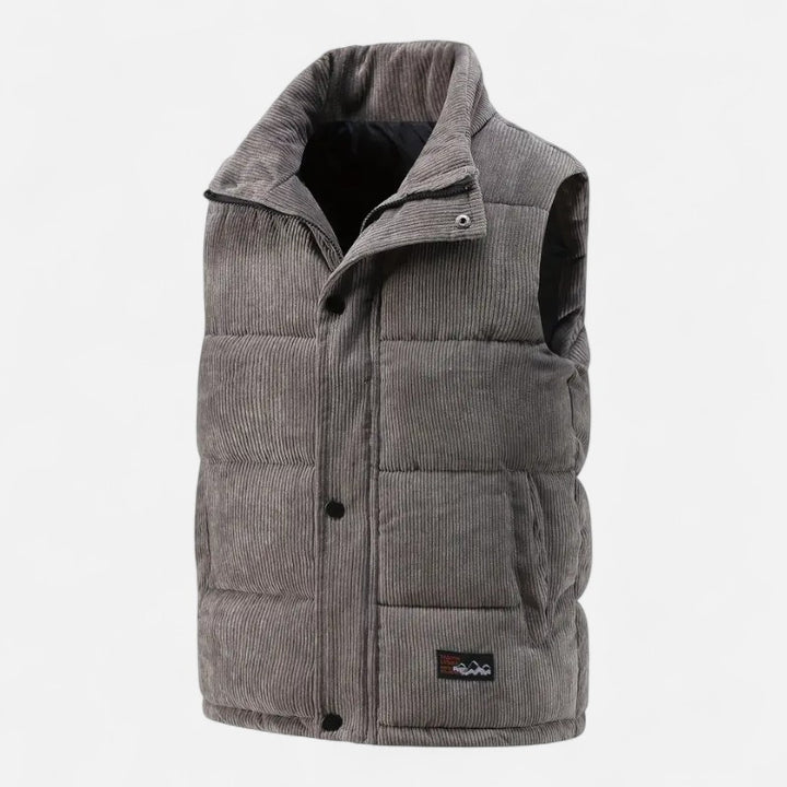 Ariste | Gilet sans manches en velours côtelé pour homme