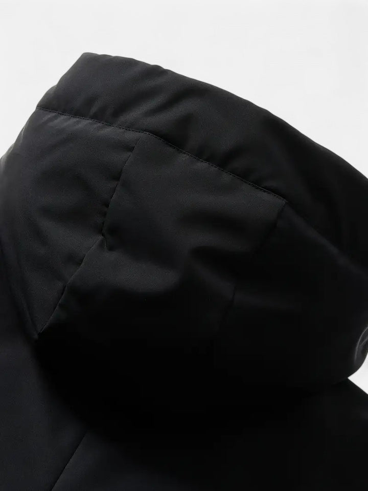 Ariste | Manteau d’hiver grande taille à capuche pour homme