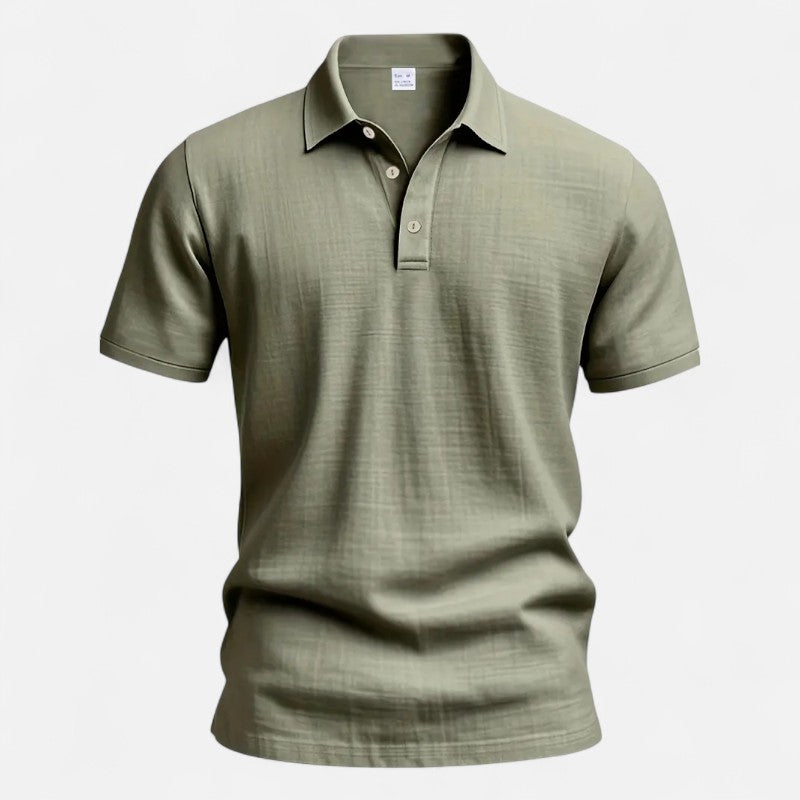 Ariste | Chemise-polo en lin – Homme