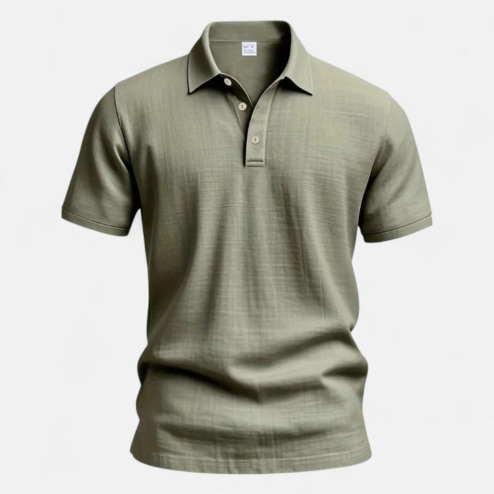 Ariste | Chemise-polo en lin – Homme