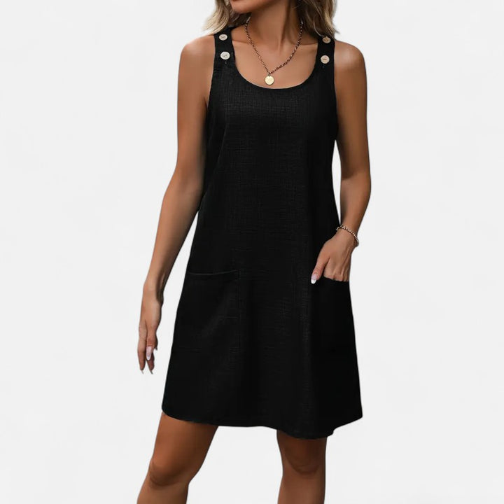 Ariste | Robe d’été sans manches pour femme
