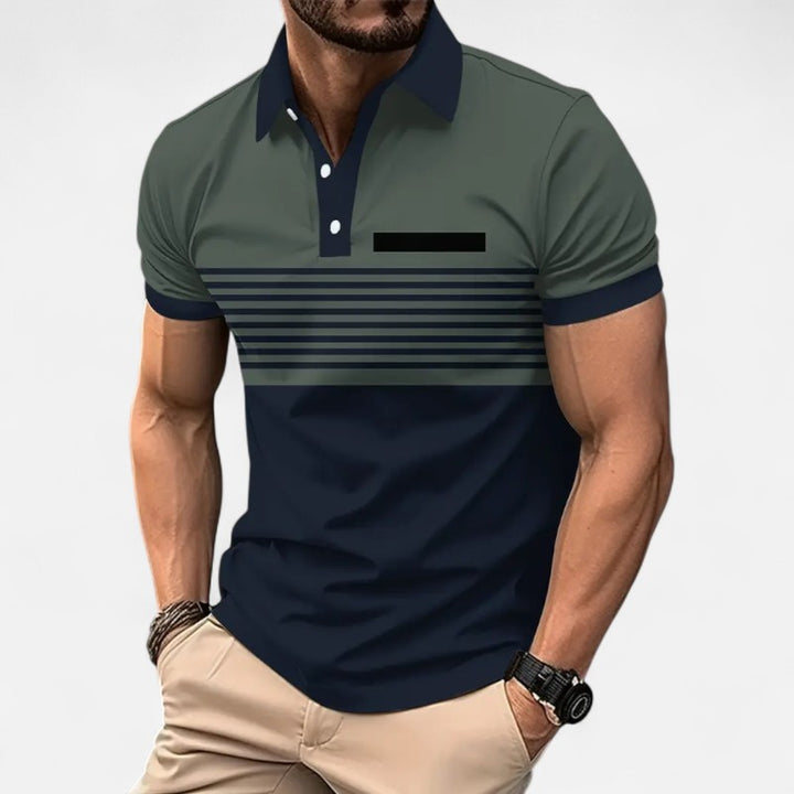 Ariste | Polo à bandes – Homme