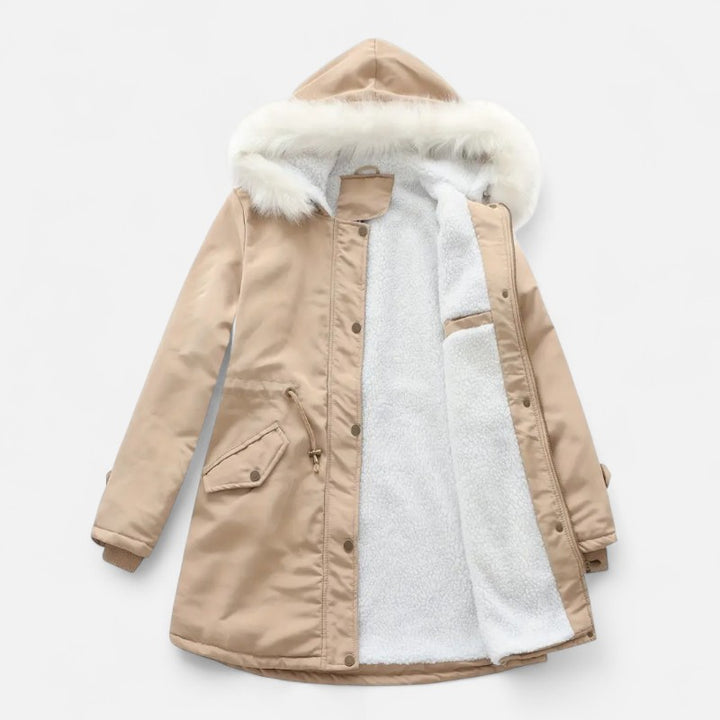 Ariste | Parka chaude à capuche pour femmes