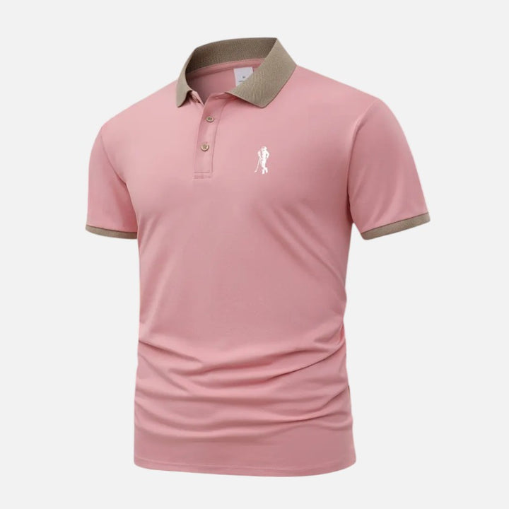 Ariste | Polo à col contrasté pour homme