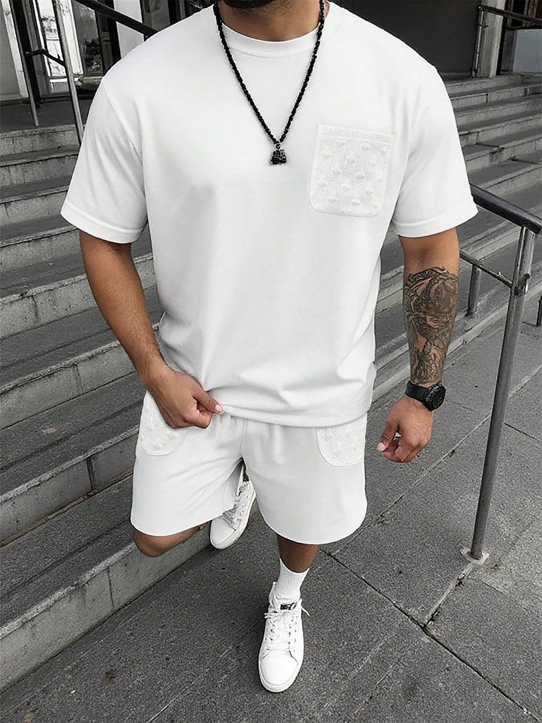 Ariste | Ensemble été pour homme avec t-shirt oversize et short