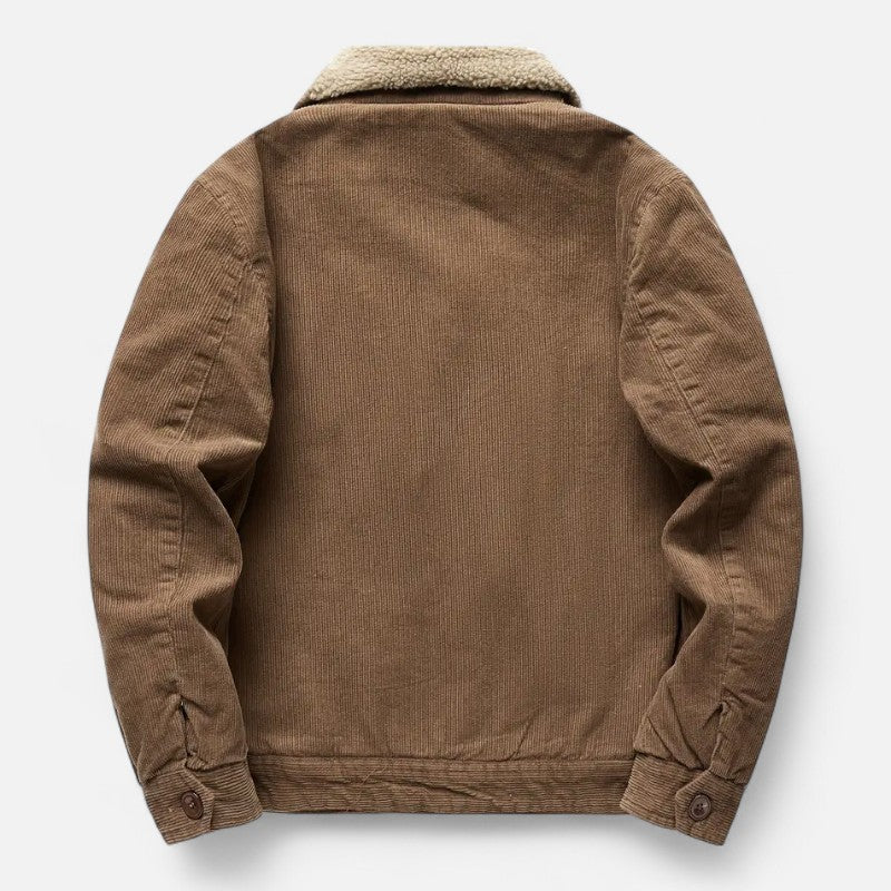 Ariste | Veste chaude en polaire pour homme avec col revers