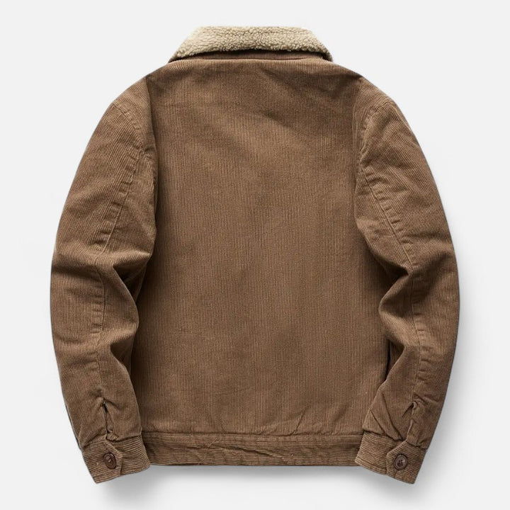 Ariste | Veste chaude en polaire pour homme avec col revers