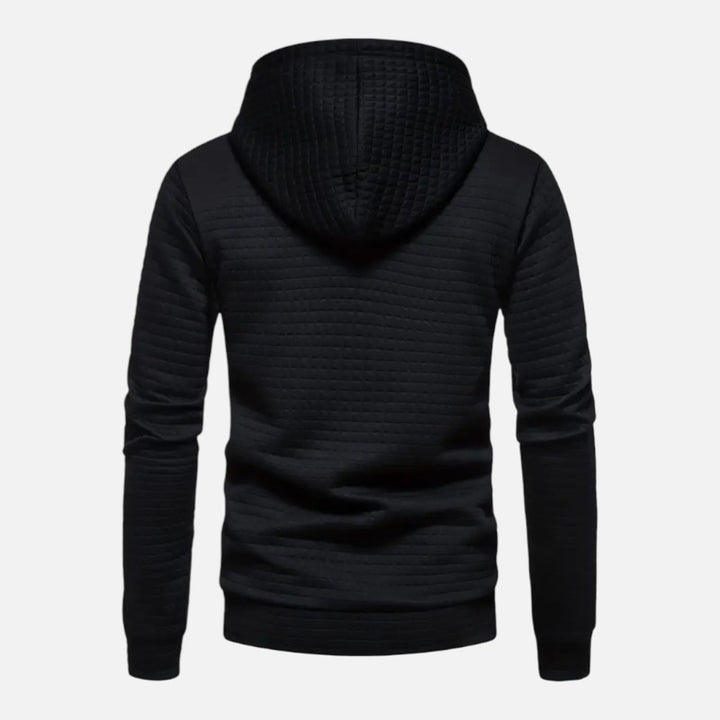 Ariste | Sweat à capuche à manches longues à carreaux bohèmes pour homme