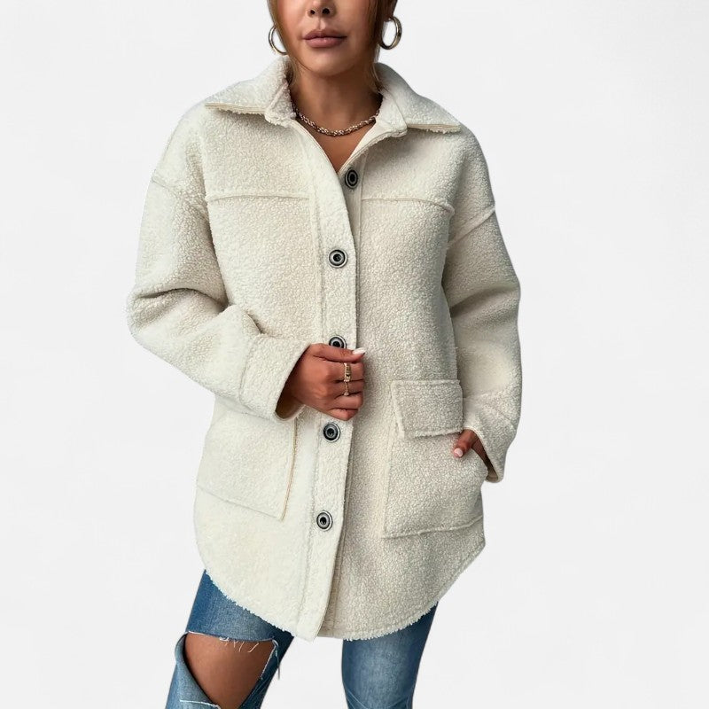 Ariste | Veste teddy décontractée pour femme