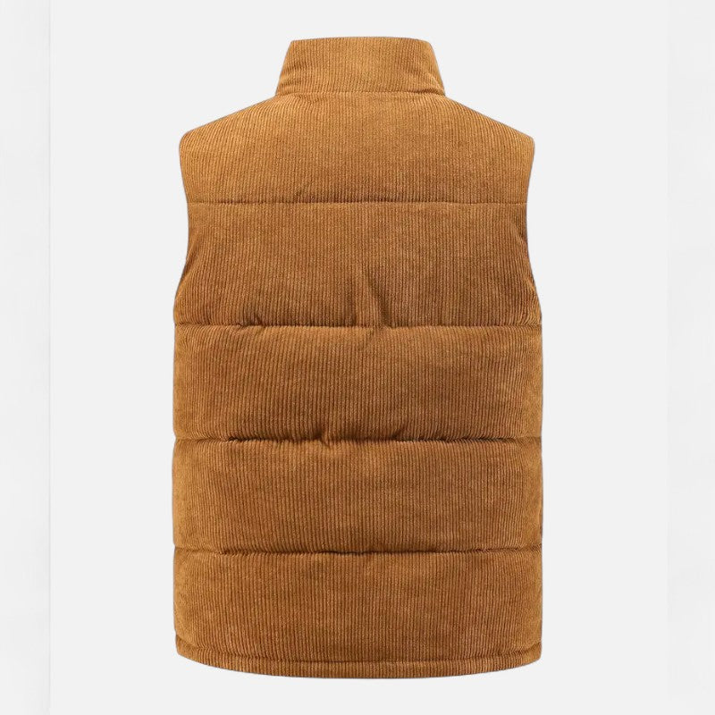 Ariste | Gilet sans manches en velours côtelé pour homme