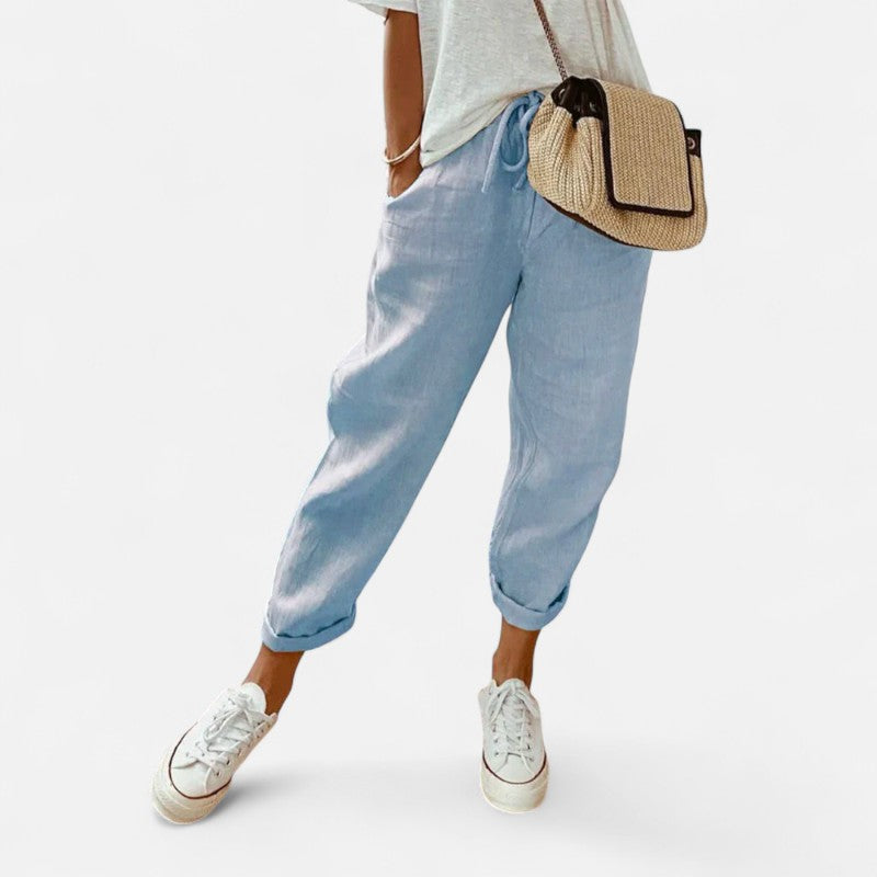 Ariste | Pantalon en Lin Anti-Transpiration pour Femme