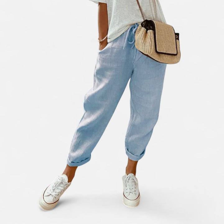 Ariste | Pantalon en Lin Anti-Transpiration pour Femme