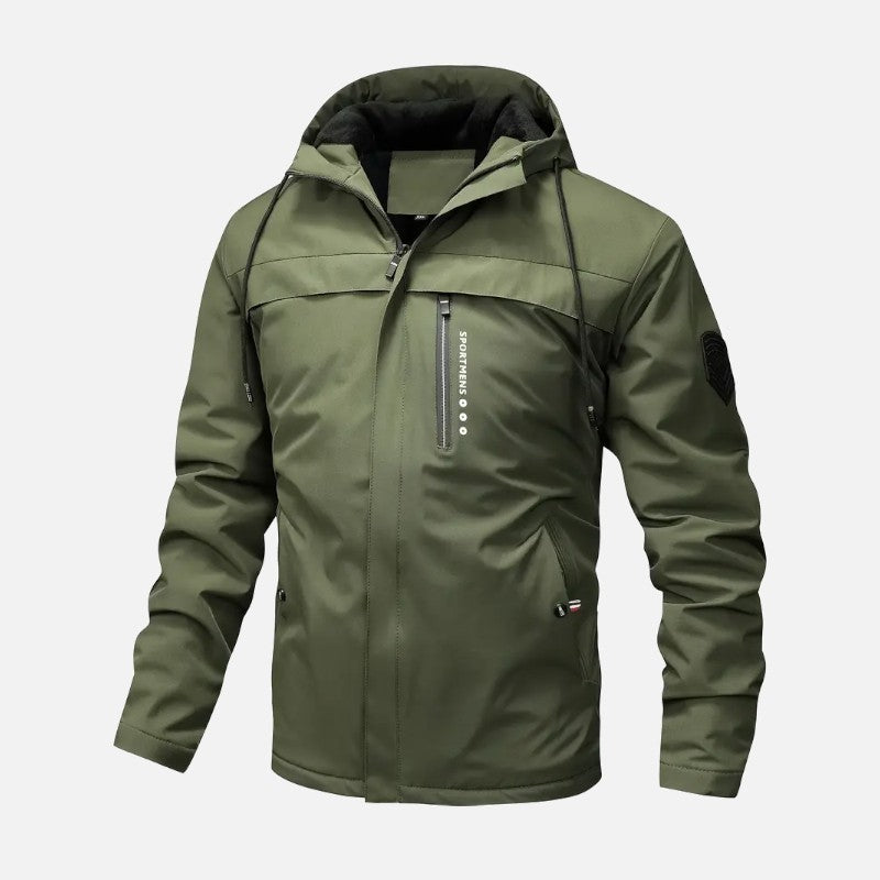 Ariste | Veste polaire chaude à capuche pour homme