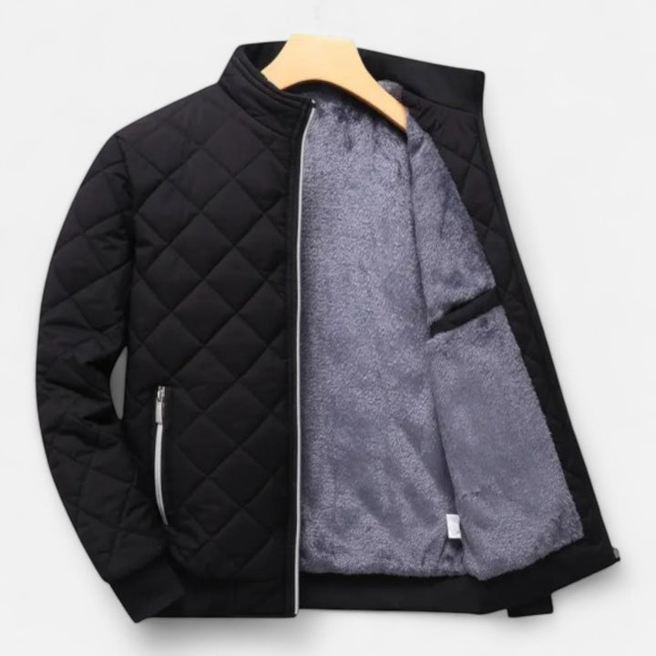 Ariste | Veste d'hiver matelassée doublée polaire pour homme
