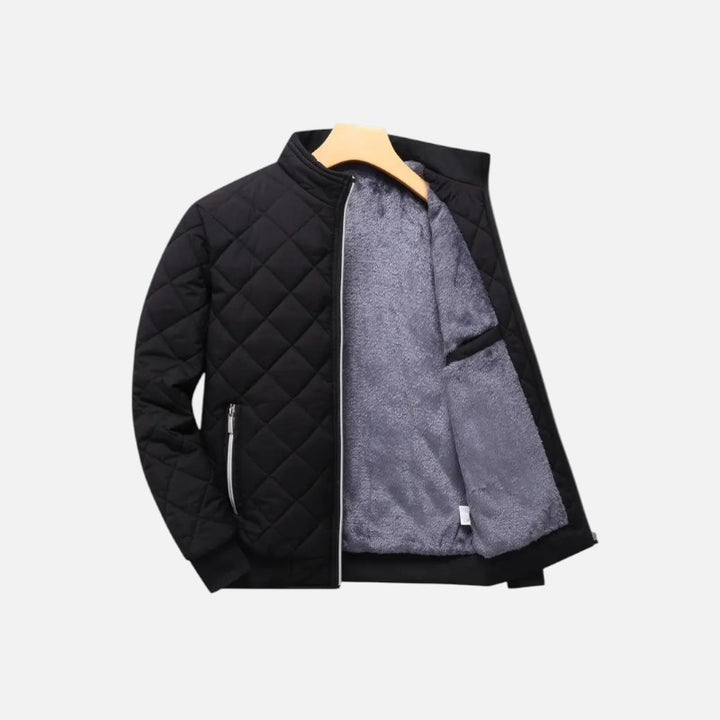 Ariste | Veste d'hiver matelassée doublée polaire pour homme