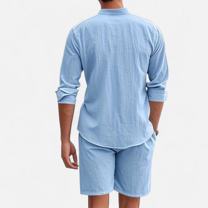 Ariste | Ensemble estival col mao – Homme