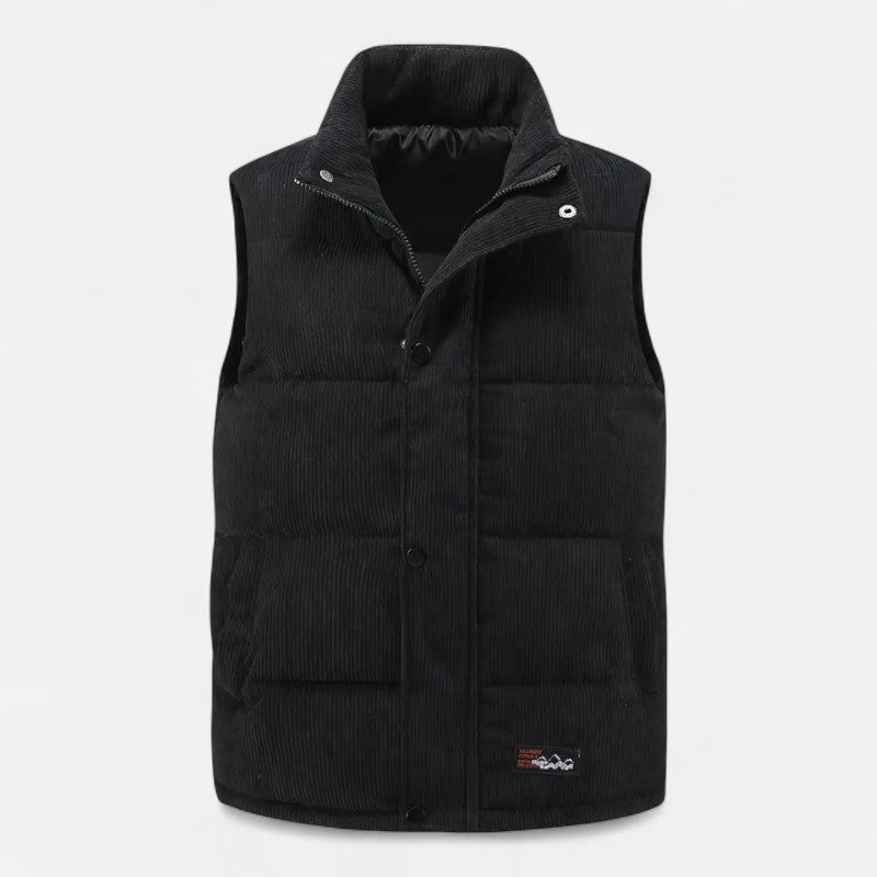 Ariste | Gilet sans manches en velours côtelé pour homme