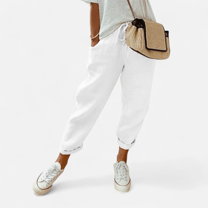 Ariste | Pantalon en Lin Anti-Transpiration pour Femme