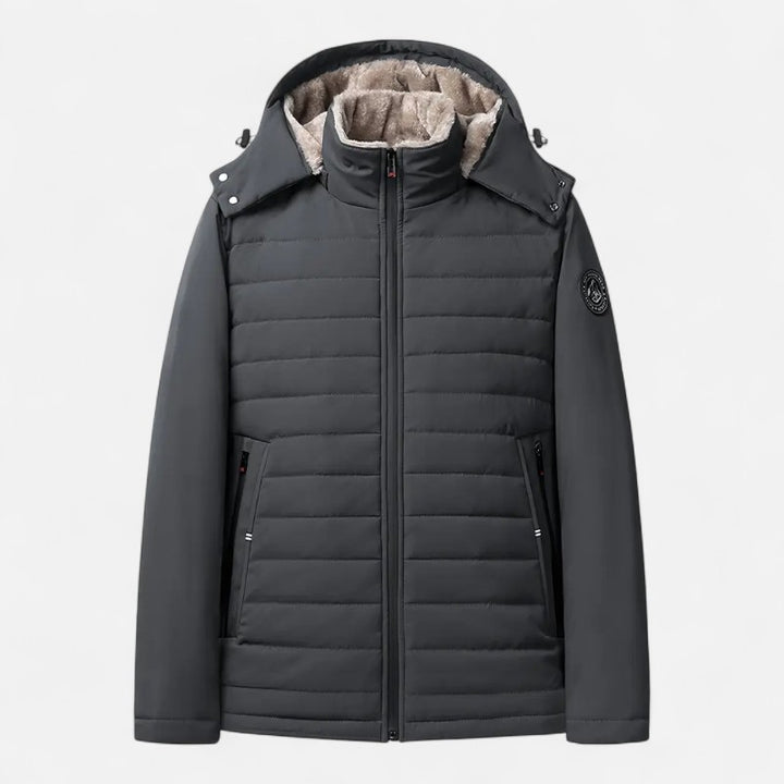 Ariste | Manteau d'hiver à capuche épais pour homme