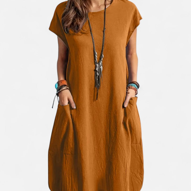 Ariste | Robe ample d’été à poches pour femme