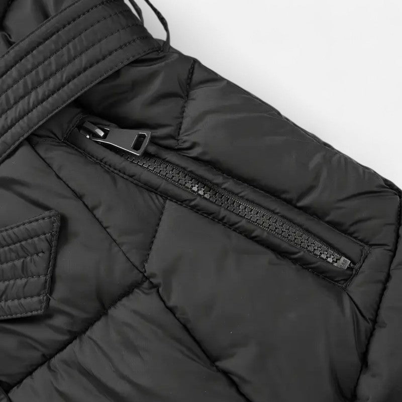 Ariste | Manteau d'hiver mi-long pour femme avec capuche en fausse fourrure