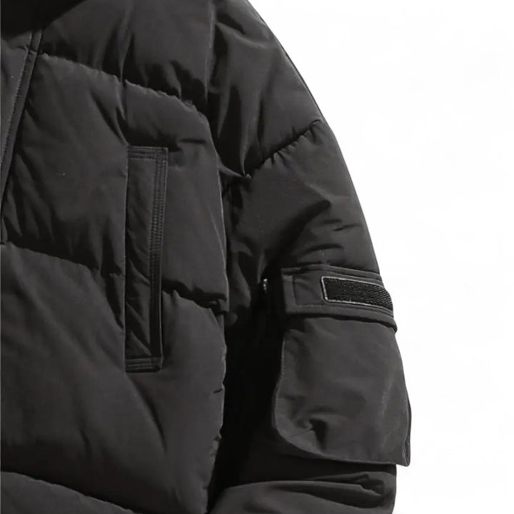 Ariste | Manteau d’hiver pour homme en duvet de canard avec capuche