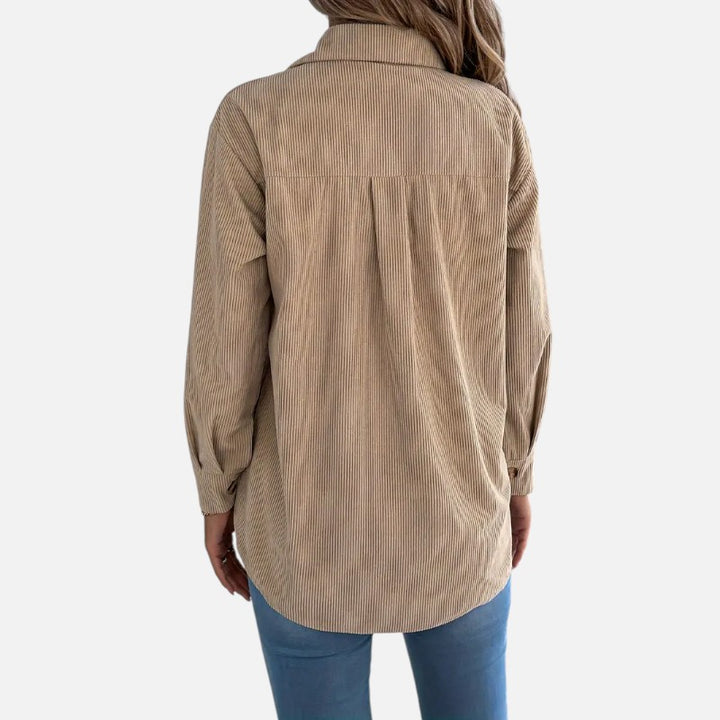 Ariste | Veste en velours côtelé à manches longues pour femme