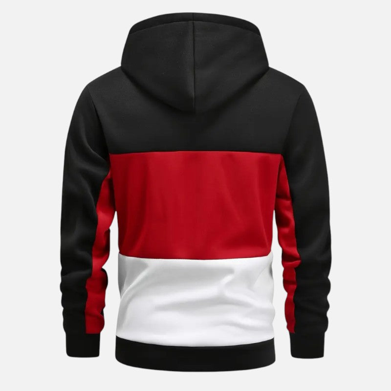 Ariste | Sweat à capuche pour homme avec motif bloc