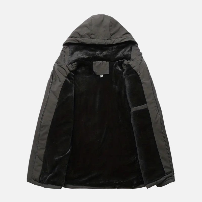 Ariste | Veste polaire chaude à capuche pour homme