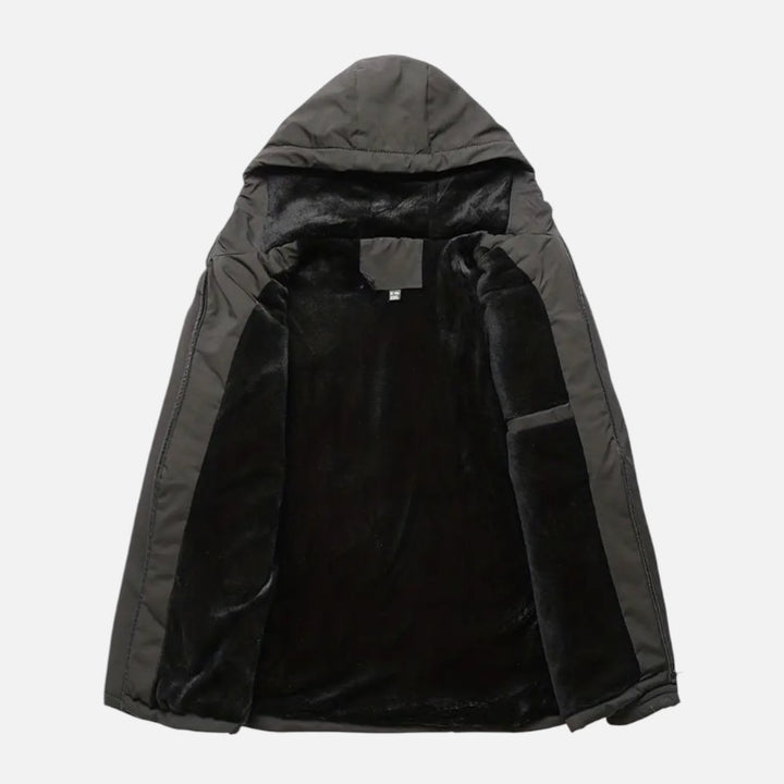 Ariste | Veste polaire chaude à capuche pour homme