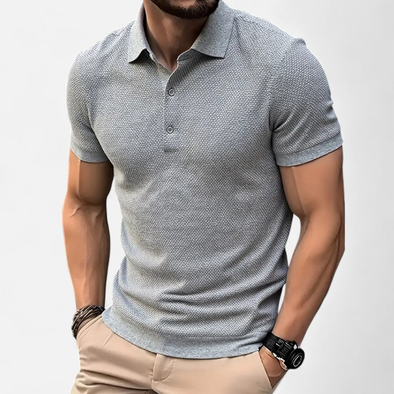 Ariste | Polo texturé respirant – Homme