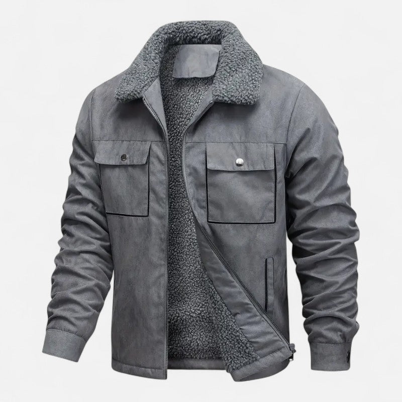 Ariste | Veste d'hiver doublée polaire pour homme
