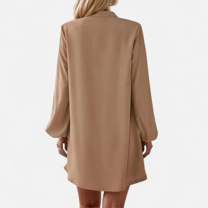 Ariste | Robe chemise fluide boutonnée pour femme