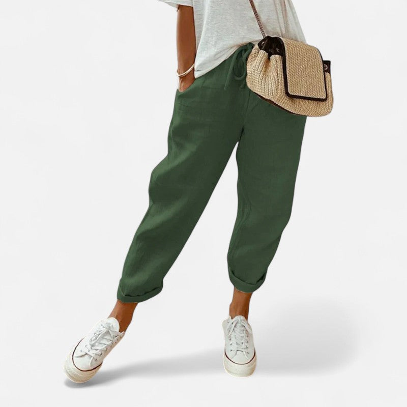 Ariste | Pantalon en Lin Anti-Transpiration pour Femme