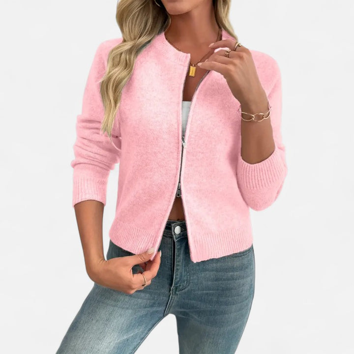 Ariste | Cardigan élégant en fausse fourrure pour femme
