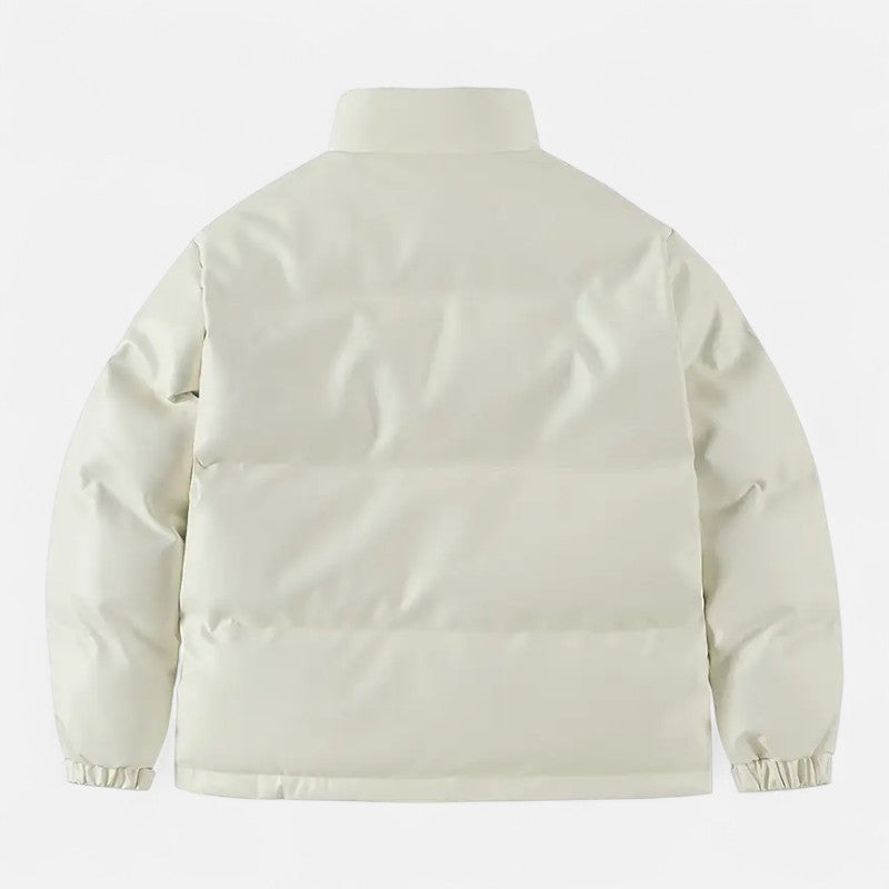 Ariste | Veste courte en PU épais pour homme