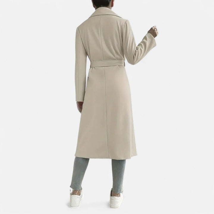 Ariste | Trench-coat élégant à ceinture pour femme