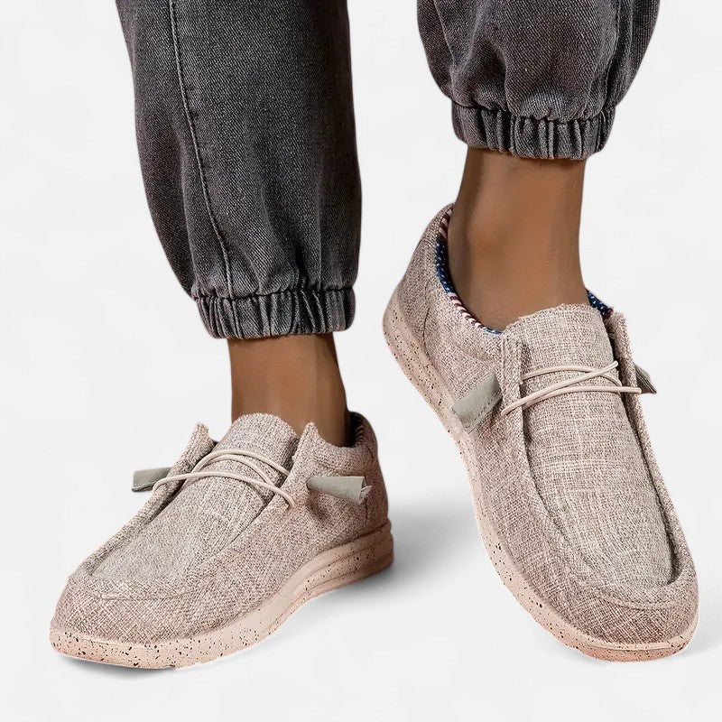 Ariste | Mocassins à enfiler pour homme avec motif drapeau