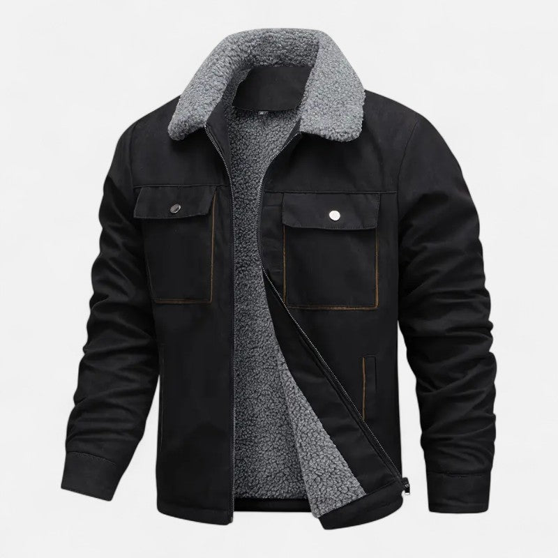Ariste | Veste d'hiver doublée polaire pour homme