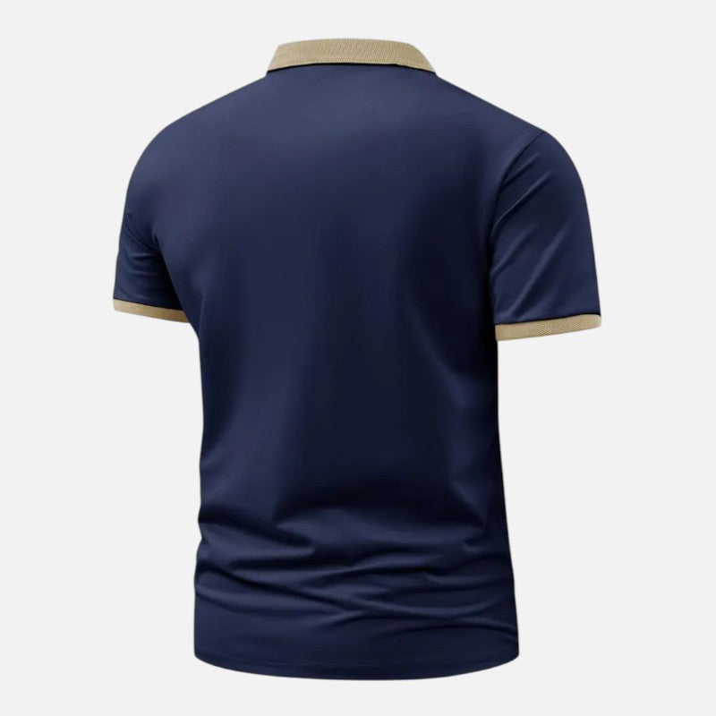 Ariste | Polo à col contrasté pour homme