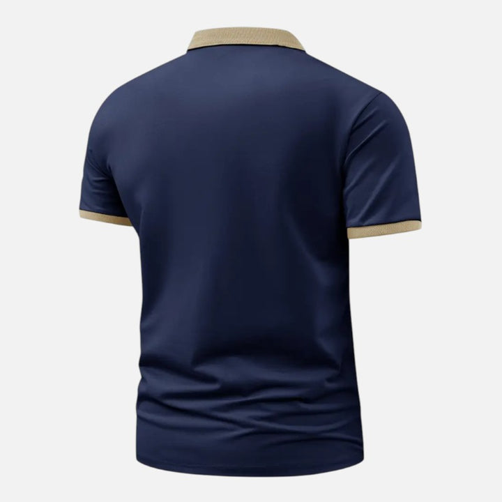 Ariste | Polo à col contrasté pour homme