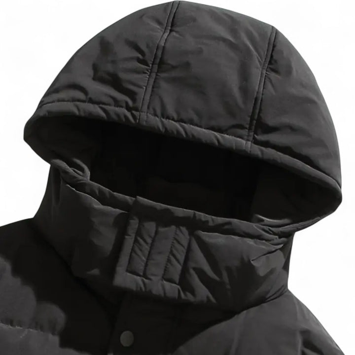 Ariste | Manteau d’hiver pour homme en duvet de canard avec capuche