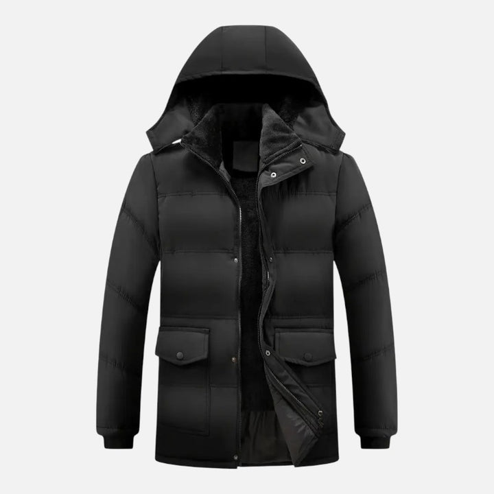 Ariste | Manteau d'hiver épais pour homme avec capuche