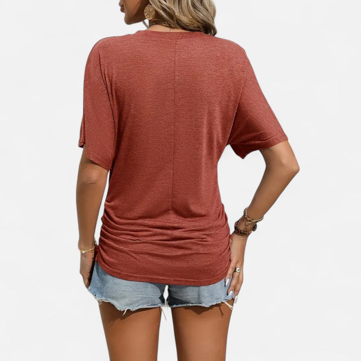 Ariste | Haut à boutons texturé pour femmes