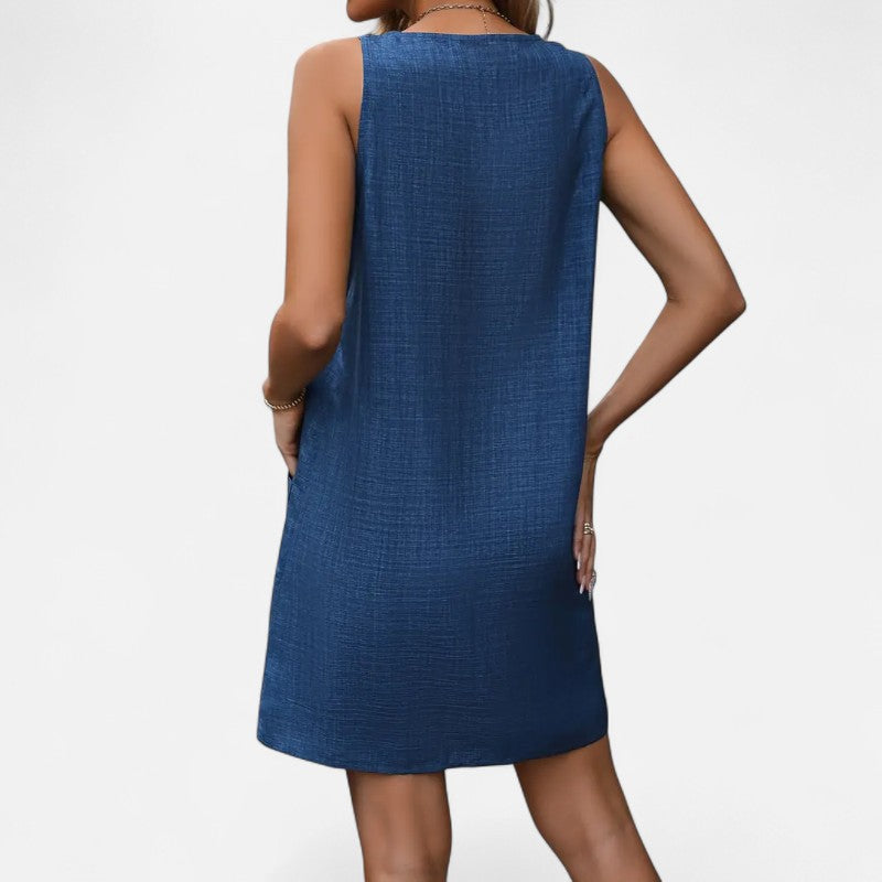 Ariste | Robe d’été sans manches pour femme